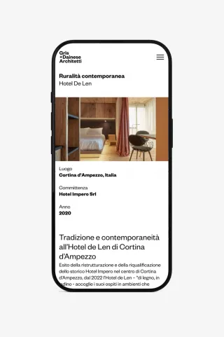 Nuovo sito web per lo studio d’architettura Gris+Dainese