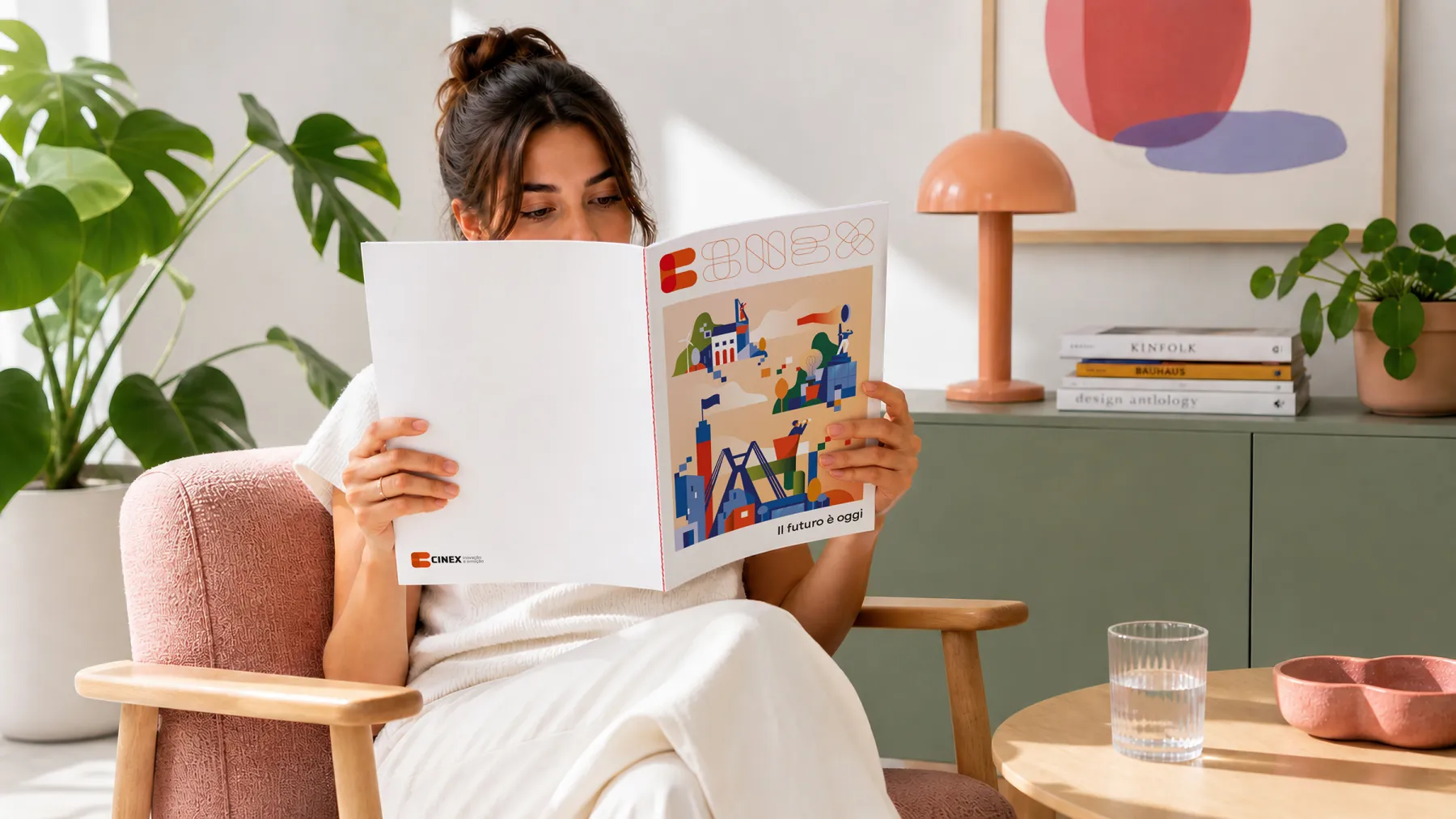 Rivista monografica racconto dell&rsquo;azienda Cinex.